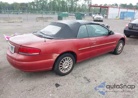 2004 Chrysler Sebring Lxi из США, поврежденный, VIN 1C3EL55R14N253553